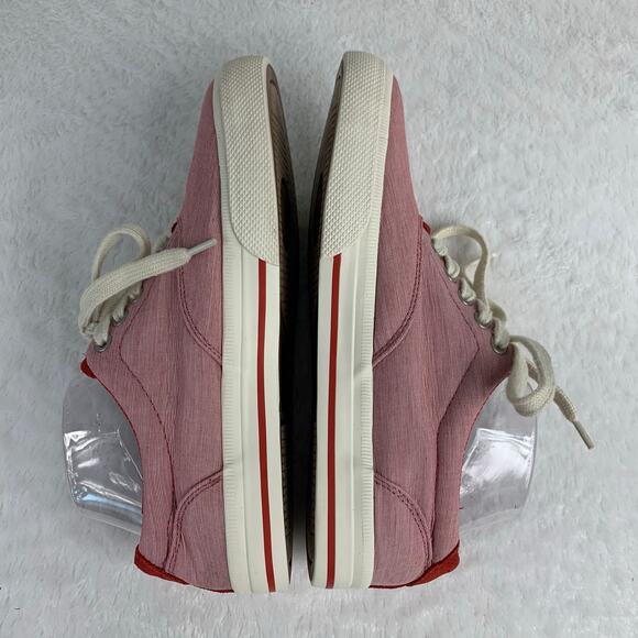 Polo Ralph Lauren Men's Vaughn Pinstripe Sneakers Size 7.5 - Picture 5 of 9